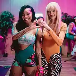 Cover art of the official remix featuring GloRilla.