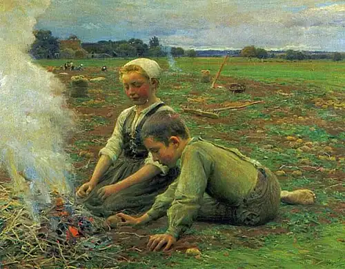 Harvesting Potatoes (1898)