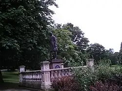 Statue of Joseph Locke, in Locke Park, Barnsley, in 2007