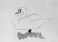 Swan on the Grass, 1910 (black & white reproductions)