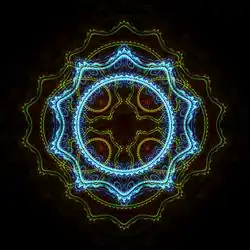 A piece generated in Apophysis