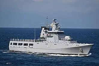 KDB Darulehsan (07) participating in the Japan International Fleet Review 2022.