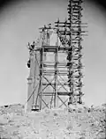 Kamuat el Hirmil showing restoration work in progress, 1920