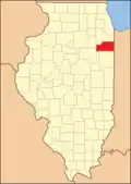 Kankakee County at the time of its creation in 1853