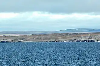 Cape Chelyuskin, northernmost point of Afro-Eurasian mainland; 77°43'22" N, 104°15'13" E