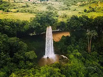 The Kapologwe Waterfall in Mbeya