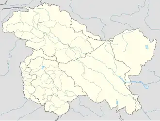 Location in the Kashmir region