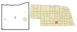 Location of Norman, Nebraska