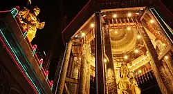 The world tallest octagonal pavilion to shelter the Guanyin statue in Kek Lok Si in Air Itam, Penang, Malaysia