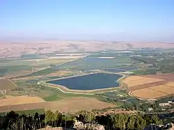 Khiyam al-Walid was located on the eastern edge of the Hula Valley
