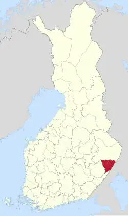 Location of Central Karelia