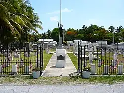 Battleship Maine memorial section
