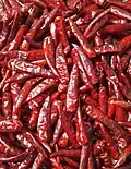 Closeup of Khola chillies