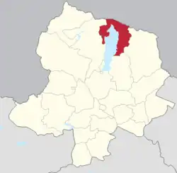 Khankh District in Khövsgöl Province