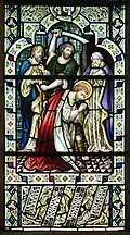 Predella of a window in Kildare Cathedral. 1903[11]