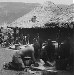 Gusii women grinding millet c. 1916–1938