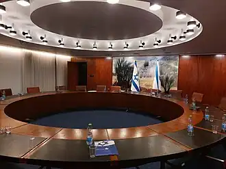 Cabinet meeting room