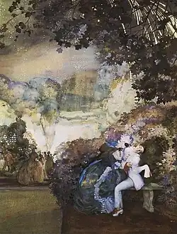 Pierrot and lady, 1910