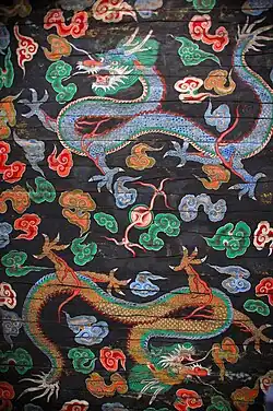 Depictions of the Azure Dragon(청룡) and Yellow Dragon(황룡) on Namdaemun