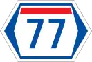 Gwangju Metropolitan City Route 77 shield}}