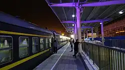 Geku railway is a railway connecting Golmud and Korla, in western China. Construction started in November 2014 and was completed in 2020. The length of the line is 1,214 kilometres (754 mi), joining Qinghai province and Xinjiang province. The investm