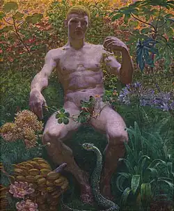 Adam in Paradise (1906) by Kristian Zahrtmann