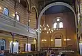 Interior of the synagogue