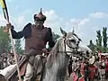 Hungarian horseman at Kurultáj
