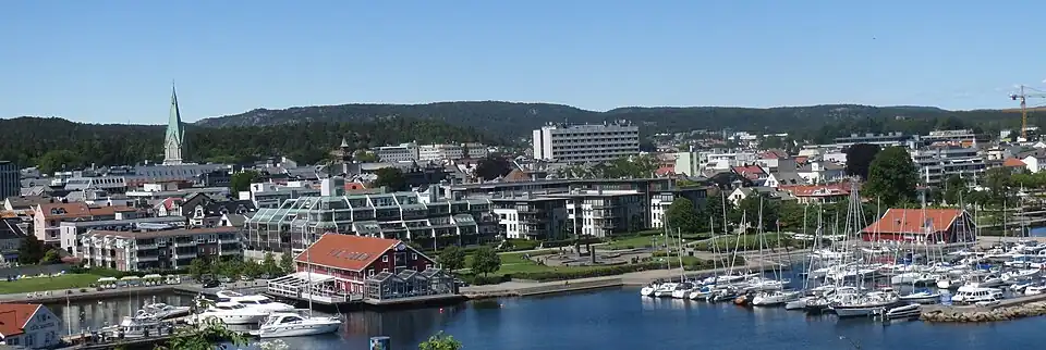 Kvadraturen seen from Odderøya