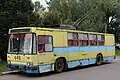 Kyiv-11u, converted into a technical trolleybus, in Chernihiv