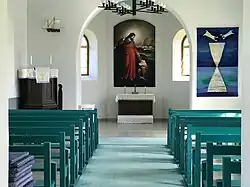Interior of the chapel