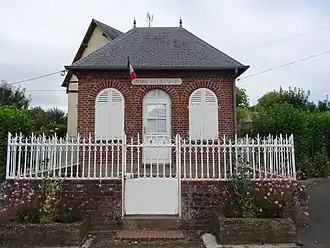 The town hall in Léaupartie