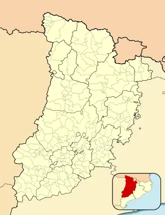 Sallent is located in Province of Lleida
