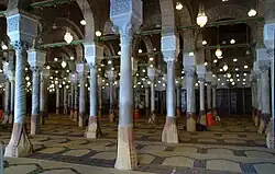 Interior of the prayer hall