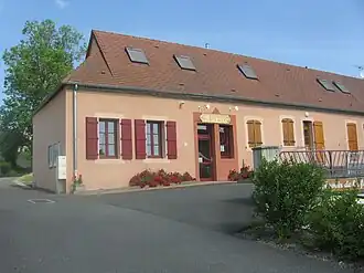 The town hall in Maltat