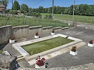 The washing pool in La Vernotte