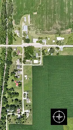 Aerial view of Lacey, 2025