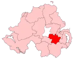 A medium constituency located inland, in the southeast of the country.