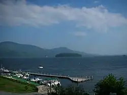 View from The Sagamore in Bolton Landing