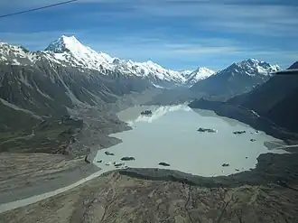 Lake Tasman and Mount Cook