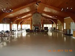 Clubhouse on the Roberts Township side of Lake Wildwood