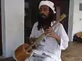Musician from Bangladesh playing the Ektara