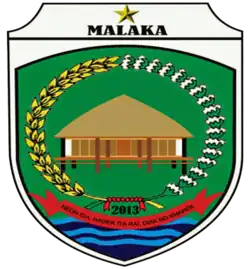 Coat of arms of Malaka Regency