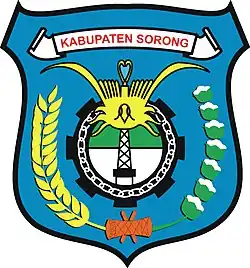 Coat of arms of Sorong Regency
