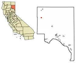Location in Lassen County, California