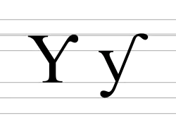 Y with hook in Doulos SIL