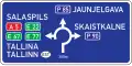 Preliminary direction indicator