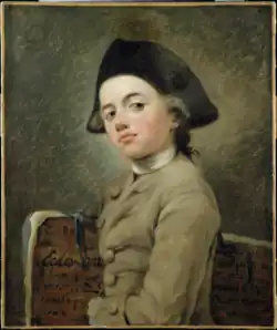 Le Jeune Dessinateur, Paris, musée du Louvre displayed at the Musée national des beaux-arts du Québec in 2008