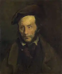 Portrait of a Child Snatcher aka The Child Thief aka The Madman-Kidnapper (French: Le Monomane du vol d'enfants), 1822–1823 (Michele and Donald D’Amour Museum of Fine Arts, Springfield, Massachusetts)