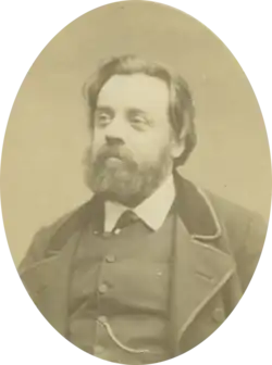 Portrait photograph of Gustave Lefrançais